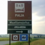 Selkeiden tienvarsiopasteiden avulla löydät Paijalle perille